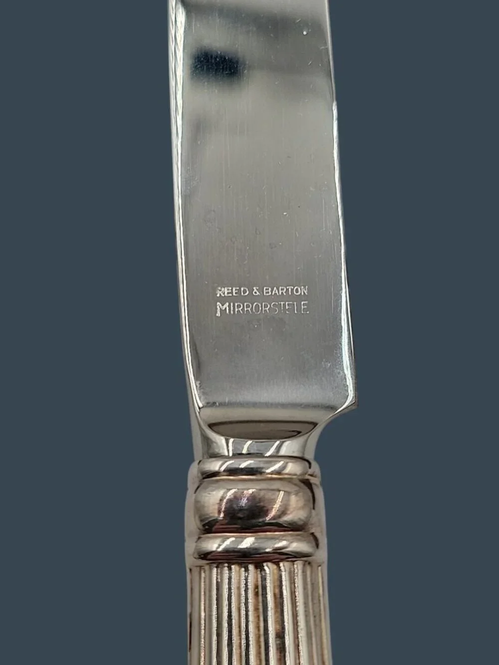 Vtg Reed Barton Williamsburg Peyton Carving Set Sterling Handles Original Case